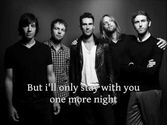 One More Night - Maroon 5 (CLEAN) (Lyrics on Screen)
