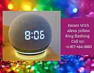 Alexa Flashing Yellow Ring Light? +1-817-464-8883
