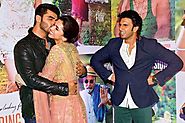 Arjun Kapoor kissing Deepika Padukone