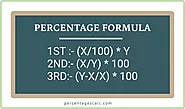 Percentage calculator online