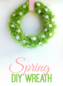 Adorable Spring Wreath #DIY #Craft #Spring - A Helicopter Mom