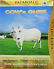 Patanjali Cows Ghee, 500 ml - GreatofIndia.com