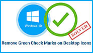How to Remove Green Check Marks on Desktop Icons - windowsclick