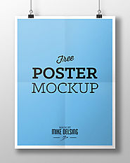 20 Free PSD Templates to Mockup Your Poster Designs