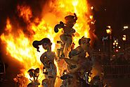 Las Fallas in Valencia