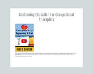 Continuing Education for Occupational Therapists