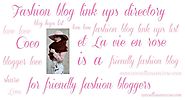 Fashion blog link ups Directory - List of fashion blog link ups