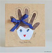 HANDPRINT CARDS for Mother's Day