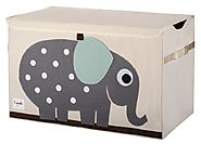 3 Sprouts Toy Chest, Elephant