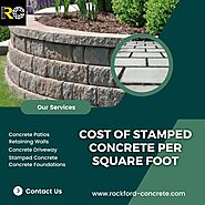 Price of Stamped Concrete Patio | Rockford Concrete