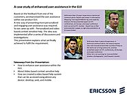 A case study of enhanced user assistance in the GUI