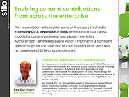 Enabling content contributions from across the enterprise