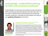 AuthorBridge - Guided DITA Authoring for SMEs and occasional contributors