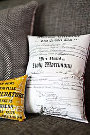 Decorative Document Plush Pillows