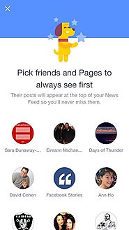 Facebook Tests Feature Letting Users Pick Pages, Friends They'd Want To See Atop News Feed