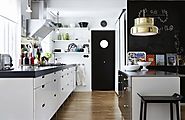25 Beautiful Black and White Kitchens - The Cottage Market