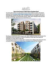 Tips to find premium 3 bhk villas in budigere road