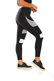 Buttery Soft Women's Color Block Yoga Pants - Gray