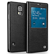 QIALINO Lizard Pattern Leather Case For Samsung Galaxy Note 4 N9100 - Qialino