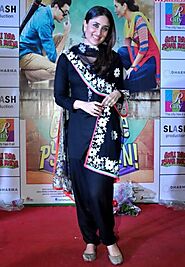 Kareena wearing a Punjabi suit