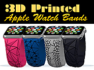 Cubify - 3D Printed Retro Flex Bands for Apple Watch ($39.99)