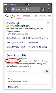 Gearing up for Google's Mobile SEO Update on the 21st April 2015 - Smart Insights Digital Marketing Advice