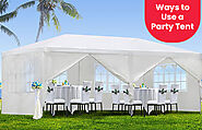 Ways to Use a Outdoor Party Tent & Marquee - Shopy Store
