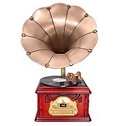 Best Vintage Vinyl Record Player with Horn - Stand - Legs - Aux - Usb - Disco Lights - Ratings and Reviews 2015 on Fl...