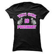 This Girl is Pregnant T Shirt, Im Pregnant T Shirt, Birthday Gift, Engagement Present