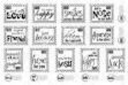 Whimsy Stamps Everyday Mini Postage Stamps