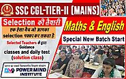 Power Mind Institute - Best SSC CGL Tier-2 Mains Maths English Coaching in Jaipur - SSC Mains Coaching In Jaipur, SSC...