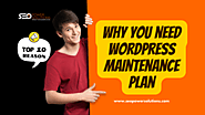 Top 10 Reasons Why You Need a WordPress Maintenance Plan
