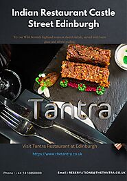 Indian restaurant castle street Edinburgh | TANTRA
