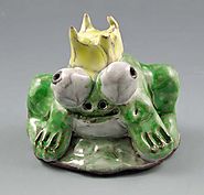 Clay Frog Princes Pinch Pots