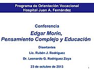 Edgar Morin, Pensamiento Complejo y Educación