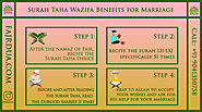 Surah Taha Wazifa Benefits For Marriage - Fajr Dua
