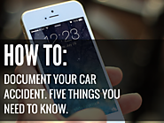 How to properly document your car accident: 5 things you need to know