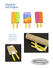 Popsicle Art Project for Kids