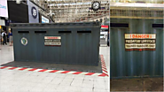 A Jurassic World Transport Crate Has Appeared in the Middle of a London Train Station
