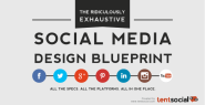 The Ridiculously Exhaustive Social Media Dimensions Blueprint (Infographic)
