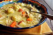 Crockpot Chicken and Dumplings - Great choice for a weekday dinner.