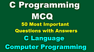 C Programming MCQ Questions Answers