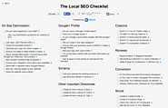The Local SEO Checklist by Synup