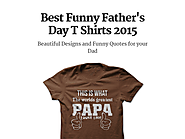 Best Funny Father's Day T Shirts 2015