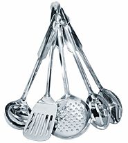 Amco Stainless Steel 5-Piece Utensil Set