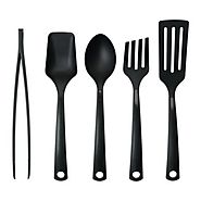 Ikea 001.142.52 Gnarp 5-Piece kitchen Utensil Set, Black