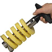 Woodi High Quality Stainless Steel Pineapple Easy Slicer and De-corer