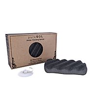 Black Japanese Konjac Body Cleansing Sponge with Charcoal Powered by RebelMouse