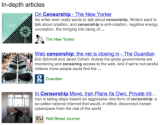 Google In-Depth Articles Explore Topics in Detail
