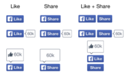 Facebook New Like and Share Buttons